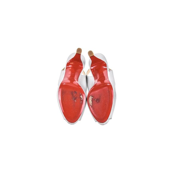 Christian Louboutin Heels 37.5 Metallic - Picture 4 of 4